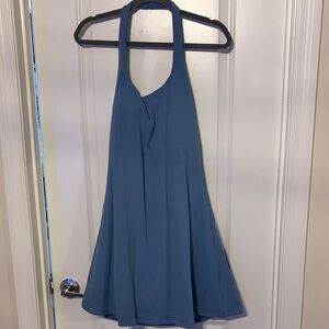 HALARA Blue Mini Dress W/Shorts